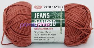 YarnArt Jeans Bamboo 142 cihlová