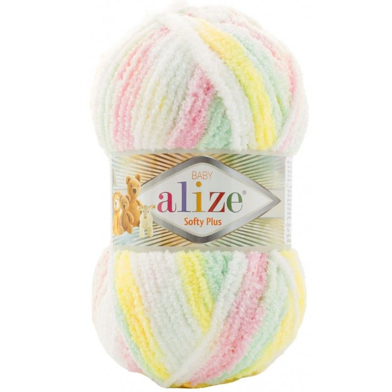 ALIZE Softy Plus 5862 vícebarevná