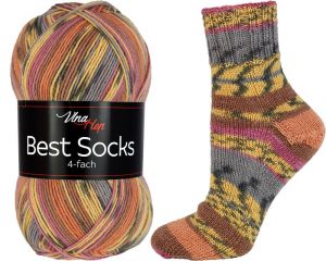 VLNA HEP Best Sock 4-fach 7304