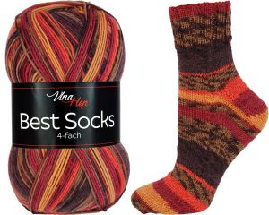 VLNA HEP Best Sock 4-fach 7316