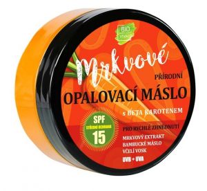 VIVACO 100% přírodní opalovací mrkvové máslo SPF15 150ml
