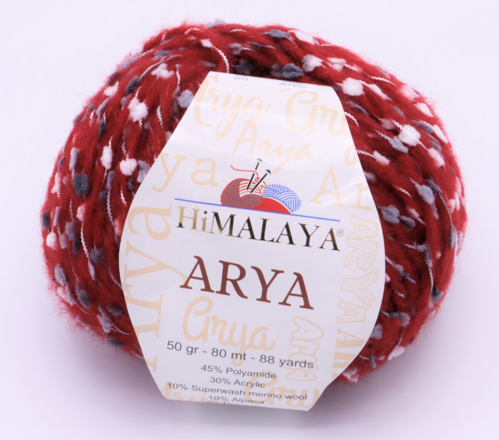 HIMALAYA Arya 76607 melírovaná s barevnými nopky
