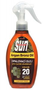 Opalovací olej s BIO arganovým olejem SPF20 200ml