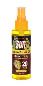VIVACO Sun Vital Opalovací olej s BIO arganovým olejem SPF20 100ml