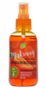 VIVACO 100% Přírodní opalovací olej s mrkvovým extraktem SPF6 150ml