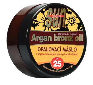 Opalovací máslo s BIO arganovým olejem SPF25