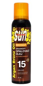 VIVACO Sun Vital Suchý opalovací olej s BIO arganovým olejem SPF15 150ml