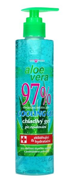 VIVACO VivaPharm Zklidňující gel s Aloe vera 97% 250 ml