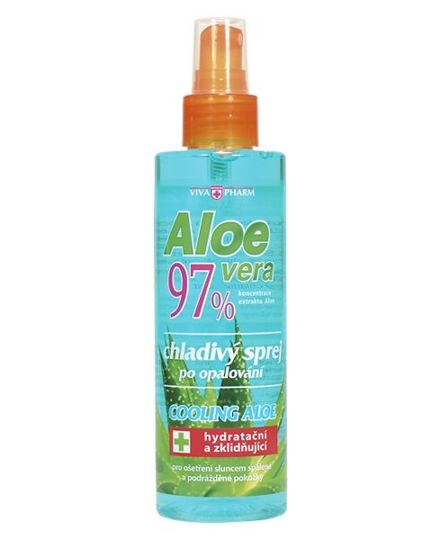 VIVACO VivaPharm Zklidňující sprej Aloe vera 97% 200ml