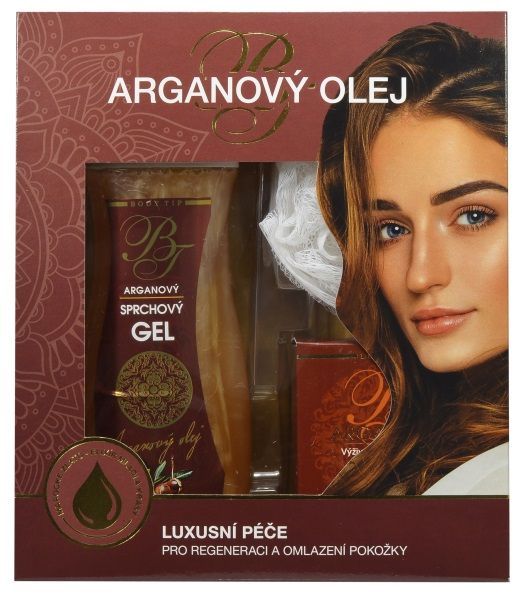 Body Tip Dárková kazeta kosmetiky s bio arganovým olejem BT1405 VIVACO