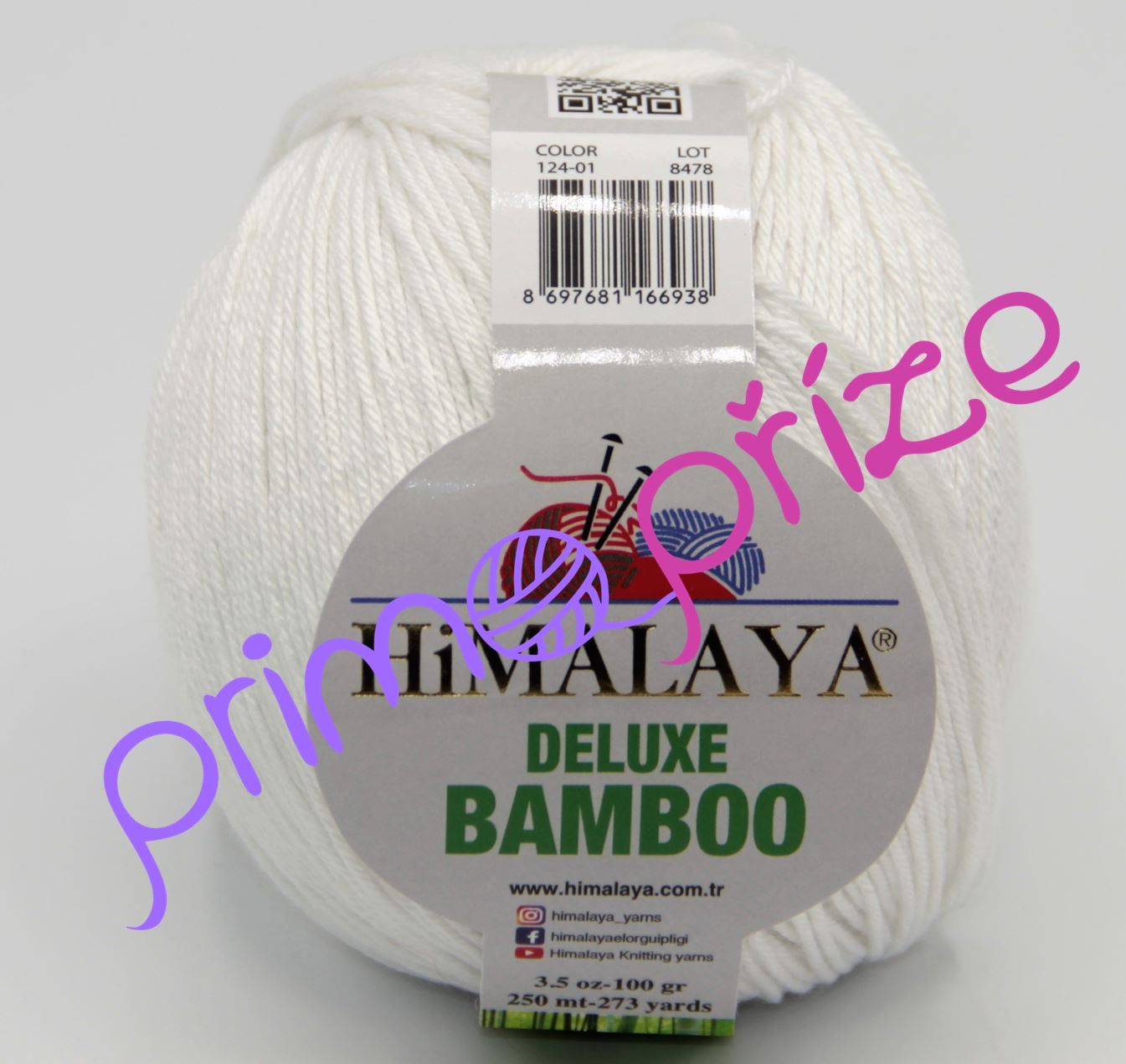 HIMALAYA Deluxe Bamboo 124-01 bílá